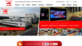 What Ajinomoto.com.my website looked like in 2023 (This year)