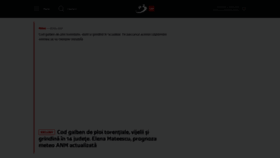 What Antena3.ro website looked like in 2023 (This year)