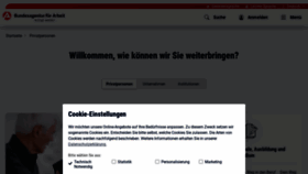 What Arbeitsagentur.de website looked like in 2023 (This year)