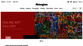 What Artmajeur.com website looked like in 2023 (This year)