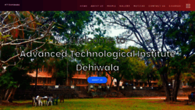 What Atidehiwala.edu.lk website looked like in 2023 (This year)