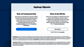 What Augsburger-allgemeine.de website looked like in 2023 (This year)