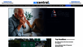 What Azcentral.com website looked like in 2023 (This year)