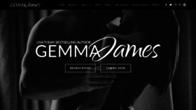 What Authorgemmajames.com website looked like in 2023 (This year)