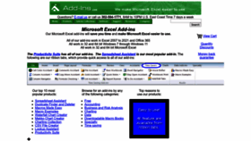 What Add-ins.com website looked like in 2023 (This year)