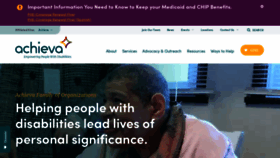 What Achieva.info website looked like in 2023 (2 years ago)