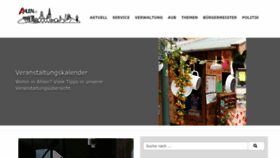 What Ahlen.de website looked like in 2023 (This year)
