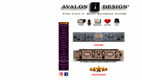 What Avalondesign.com website looked like in 2023 (This year)