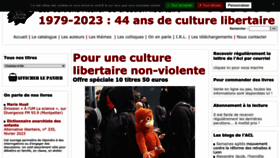 What Atelierdecreationlibertaire.com website looked like in 2023 (This year)