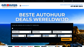 What Autoeurope.nl website looked like in 2023 (This year)