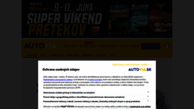 What Autovia.sk website looked like in 2023 (This year)