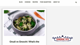 What Americasrestaurant.com website looked like in 2023 (This year)