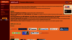 What Ampsoft.net website looked like in 2023 (3 years ago)