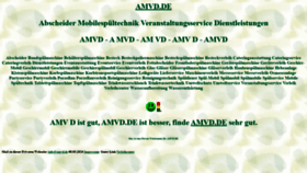 What Amvd.de website looked like in 2023 (This year)