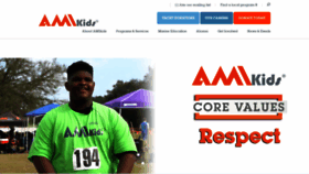 What Amikids.org website looked like in 2023 (This year)