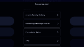 What Arqperea.com website looked like in 2023 (This year)
