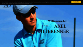 What Axeldittbrenner.de website looked like in 2023 (This year)