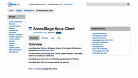 What Accesstage-apus-client.updatestar.com website looked like in 2023 (This year)