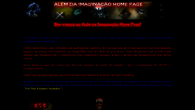 What Alemdaimaginacao.com website looked like in 2023 (This year)