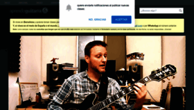 What Aprendoguitarra.com website looked like in 2023 (This year)