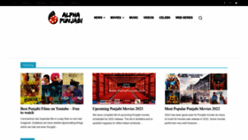 What Alphapunjabi.com website looked like in 2023 (This year)