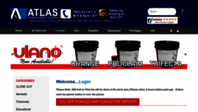 What Atlasscreensupply.com website looked like in 2023 (This year)
