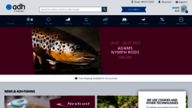 What Adh-fishing.com website looked like in 2023 (1 year ago)