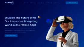 What Appingine.com website looked like in 2023 (2 years ago)