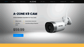 What Azone-tech.com website looked like in 2023 (This year)