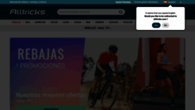 What Alltricks.es website looked like in 2023 (2 years ago)