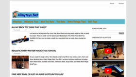 What Allmytoys.net website looked like in 2023 (This year)