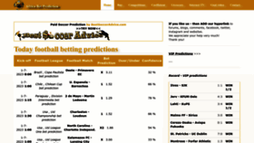 What Africabetprediction.com website looked like in 2023 (This year)