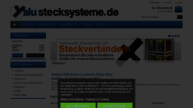 What Alu-stecksysteme.de website looked like in 2023 (This year)