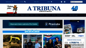 What Atribunapiracicabana.com.br website looked like in 2023 (This year)