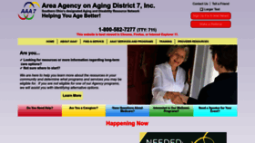 What Aaa7.org website looked like in 2023 (This year)