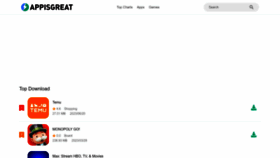 What Appisgreat.com website looked like in 2023 (2 years ago)