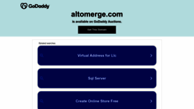 What Altomerge.com website looked like in 2023 (This year)