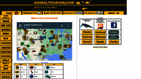What Animaltourism.com website looked like in 2023 (This year)