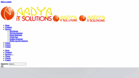 What Aadyaitsolutions.in website looked like in 2023 (2 years ago)