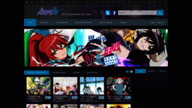 What Animetv.to website looked like in 2023 (This year)