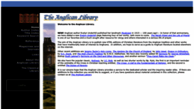 What Anglicanlibrary.org website looked like in 2023 (This year)