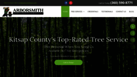 What Arborsmithpro.com website looked like in 2023 (This year)
