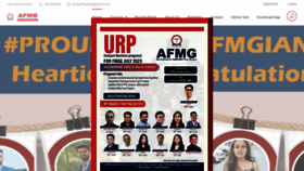 What Afmg.co.in website looked like in 2023 (This year)