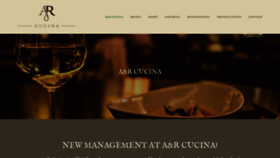 What Arcucina.com website looked like in 2023 (This year)