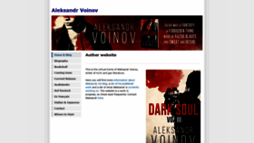 What Aleksandrvoinov.com website looked like in 2023 (This year)