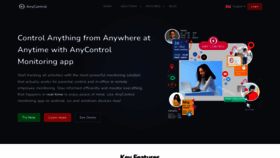 What Anycontrol.app website looked like in 2023 (This year)