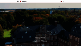 What Ahaus.de website looked like in 2023 (This year)