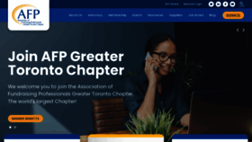 What Afptoronto.org website looked like in 2023 (This year)