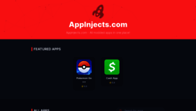What Appinjects.com website looked like in 2023 (This year)