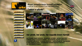 What Aysegulerlercatering.com website looked like in 2023 (This year)
